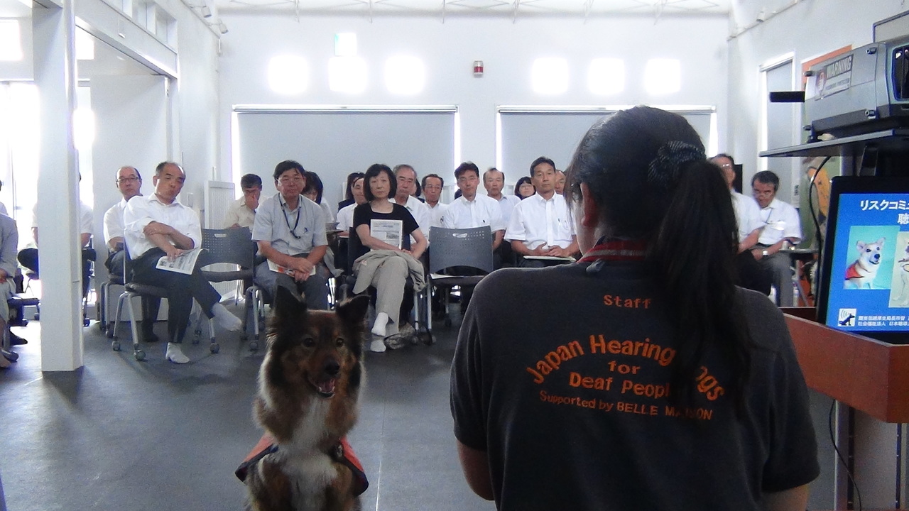 年間45件　バスツアーでのご来所デモンストレーション お客様が納得できる「聴導犬・介助犬」についての講演会